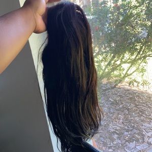 18inch Lace Front Wigs Human Hair 13x4 Human Hair Black